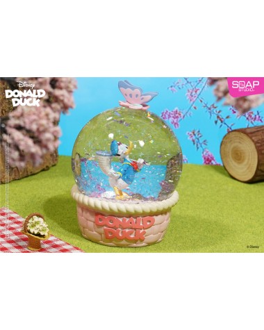 迪士尼唐老鴨系列-浪漫櫻花造型水晶球
